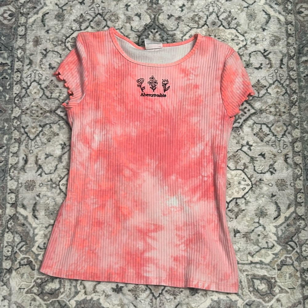 Pink tie dye Ambercormbie tank top SIZE 10/12